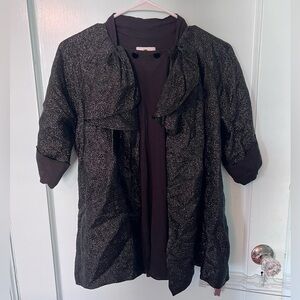 Black top with metallic detail